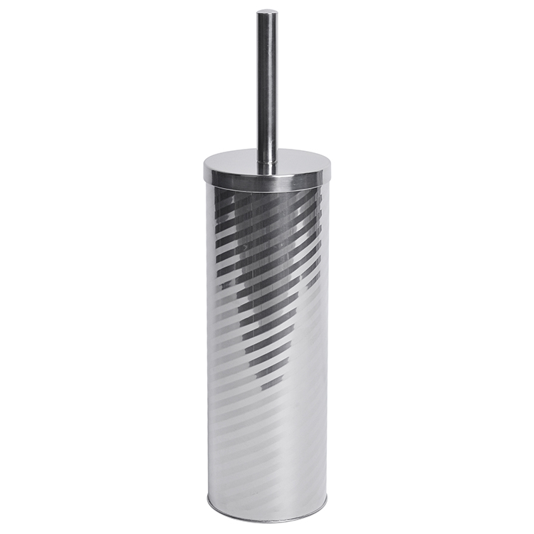 Щётка для унитаза из нержавеющей стали с полосатым дизайном, современная щётка для туалета