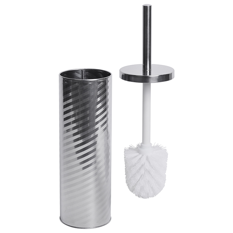 Щётка для унитаза из нержавеющей стали с полосатым дизайном, современная щётка для туалета