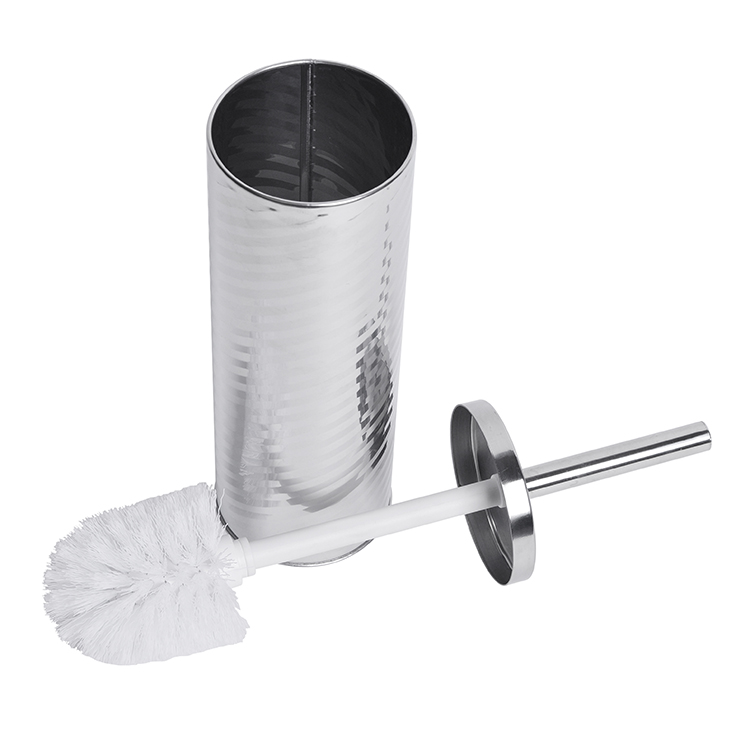 Щётка для унитаза из нержавеющей стали с полосатым дизайном, современная щётка для туалета