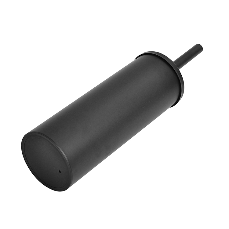 Щётка для унитаза силиконовая чёрная с подставкой, современная щётка для туалета, антибактериальная