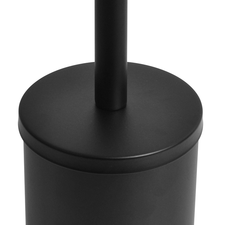 Щётка для унитаза силиконовая чёрная с подставкой, современная щётка для туалета, антибактериальная