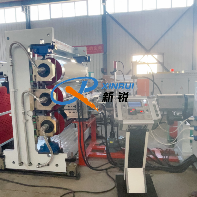 Китай Экструзионные линии для изготовления листов АБС A/B/A Производитель - Qingdao Xinrui Plastic Machinery Co.,Ltd. - станки листов из- Линия террасная доска ДПК