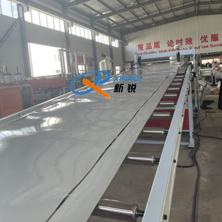 Китай Экструзионные линии для изготовления листов АБС A/B/A Производитель - Qingdao Xinrui Plastic Machinery Co.,Ltd. - станки листов из- Линия террасная доска ДПК