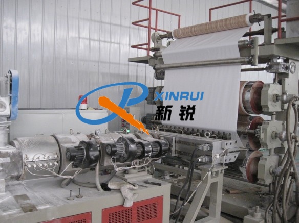 Китай Оборудование для производства искусственного мрамора Производитель - Qingdao Xinrui Plastic Machinery Co.,Ltd. - станки листов из- Линия террасная доска ДПК
