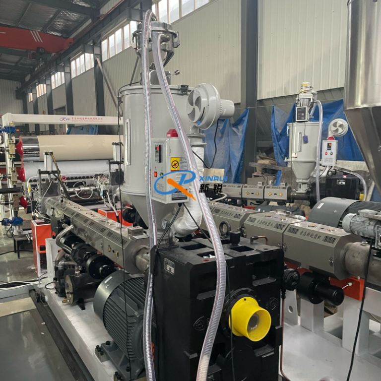 Китай 　Экструзионные линии для производства листов АБС Производитель - Qingdao Xinrui Plastic Machinery Co.,Ltd. - станки листов из- Линия террасная доска ДПК