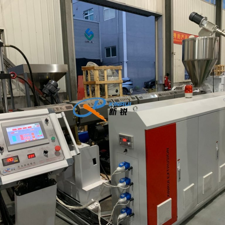 Китай Экструзионные линии изготовления листов для защиты кабеля LDPE LLDPE Производитель - Qingdao Xinrui Plastic Machinery Co.,Ltd. - станки листов из- Линия террасная доска ДПК