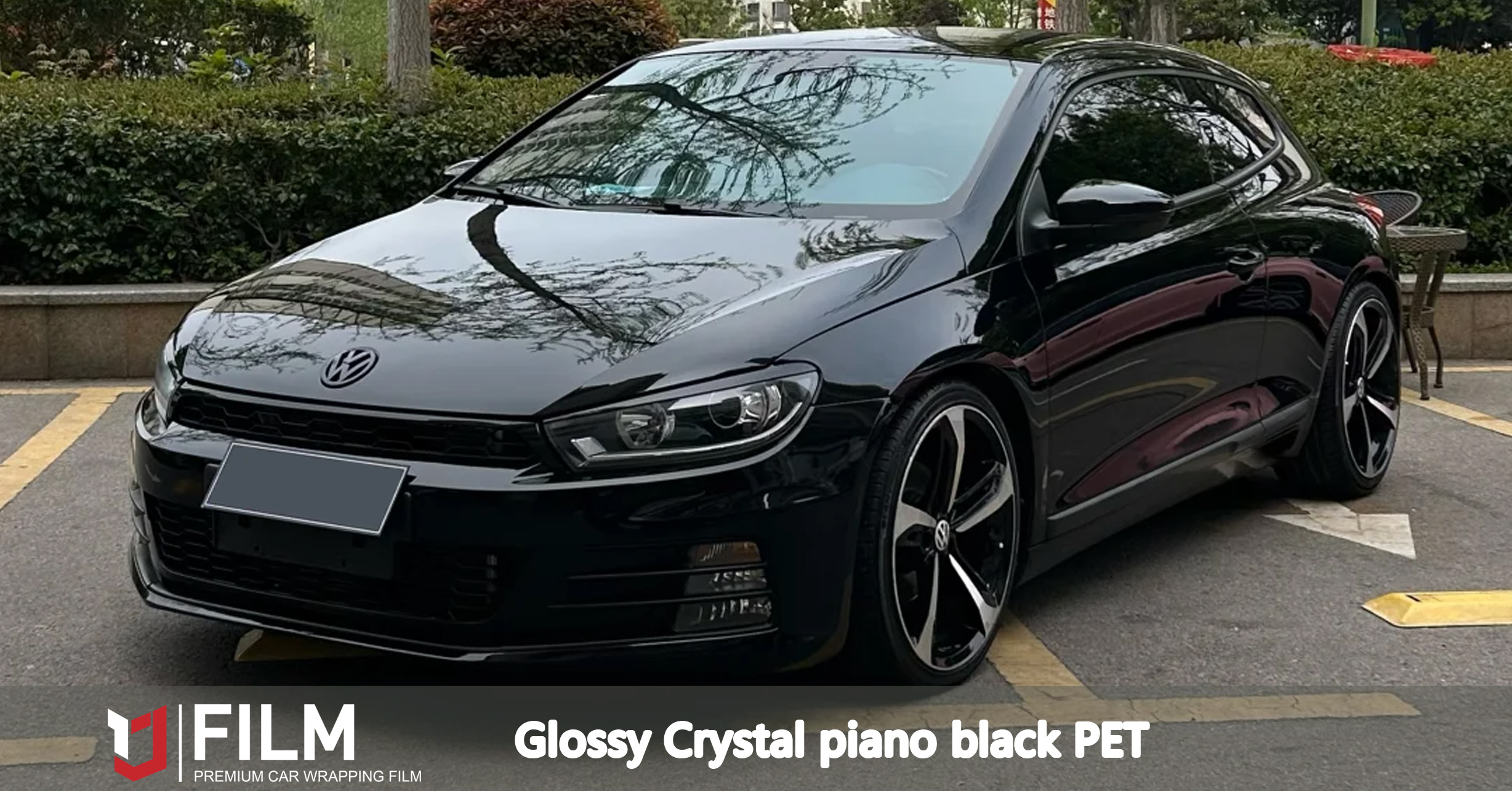 Преобразуйте свой автомобиль с помощью Crystal Piano Black виниловая пленка