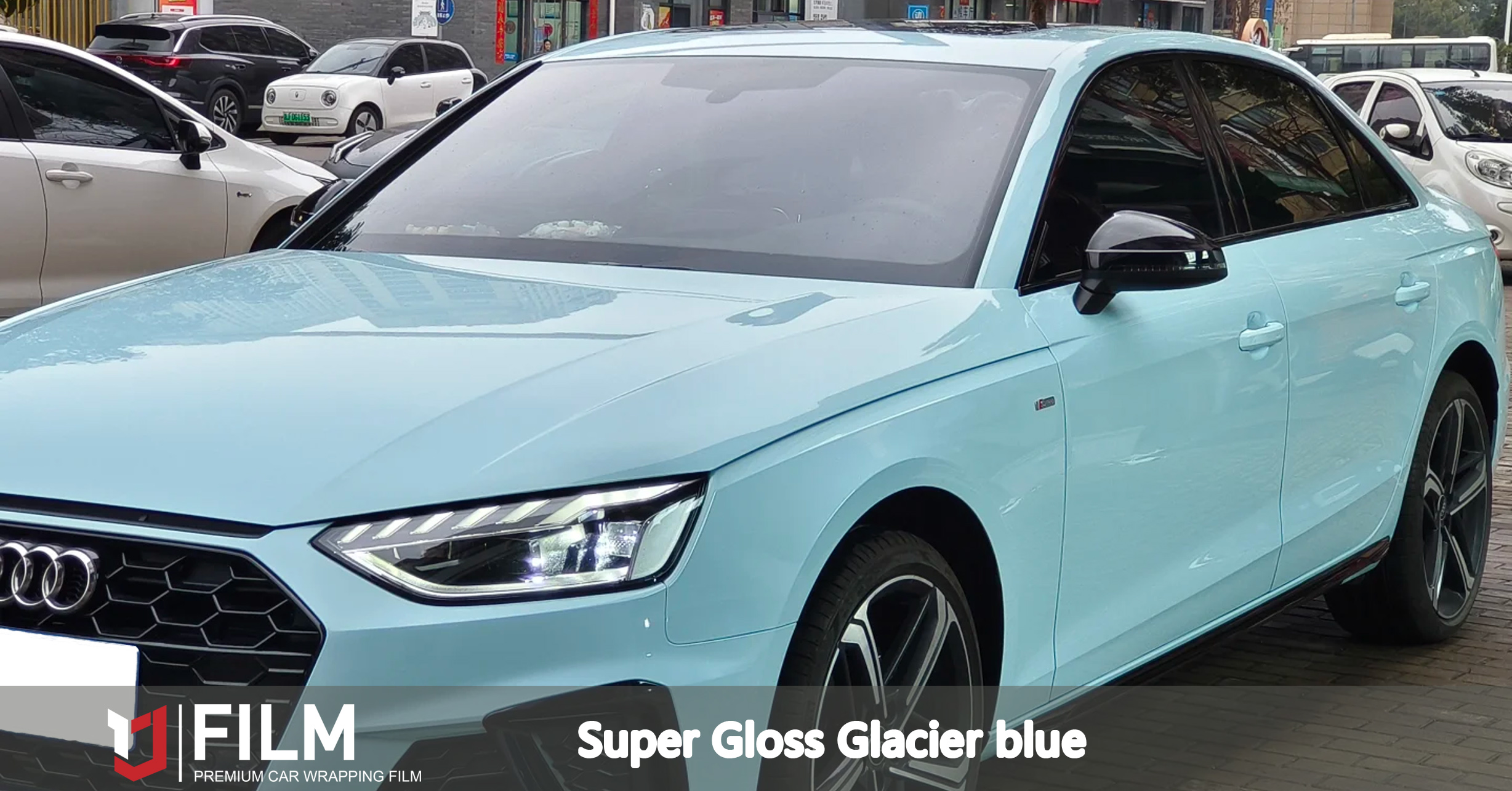 Создание высшей роскоши и демонстрация крутого очарования – Crystal Glacier Blue виниловая пленка для автомобиля