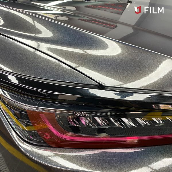 Алмазная лазерная черная автомобильная пленка, материал ПВХ