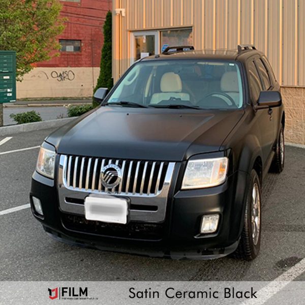 керамическая черная виниловая автомобильная пленка с низкой адгезией