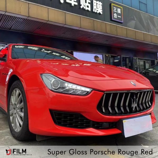 Пленка для изменения цвета Porsche Rouge| 100% винил импортного качества | 5 лет гарантии