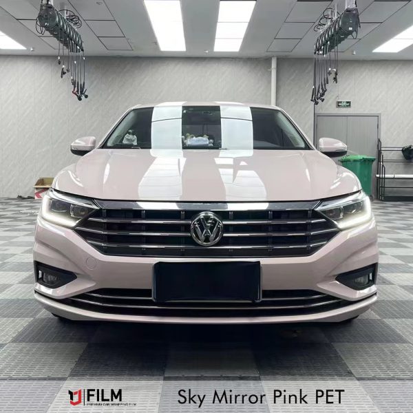 🚗 зеркальная розовая пленка для автомобиля 1.52×17м | 7 Лет Гарантии | Антицарапинная | UV-Защита