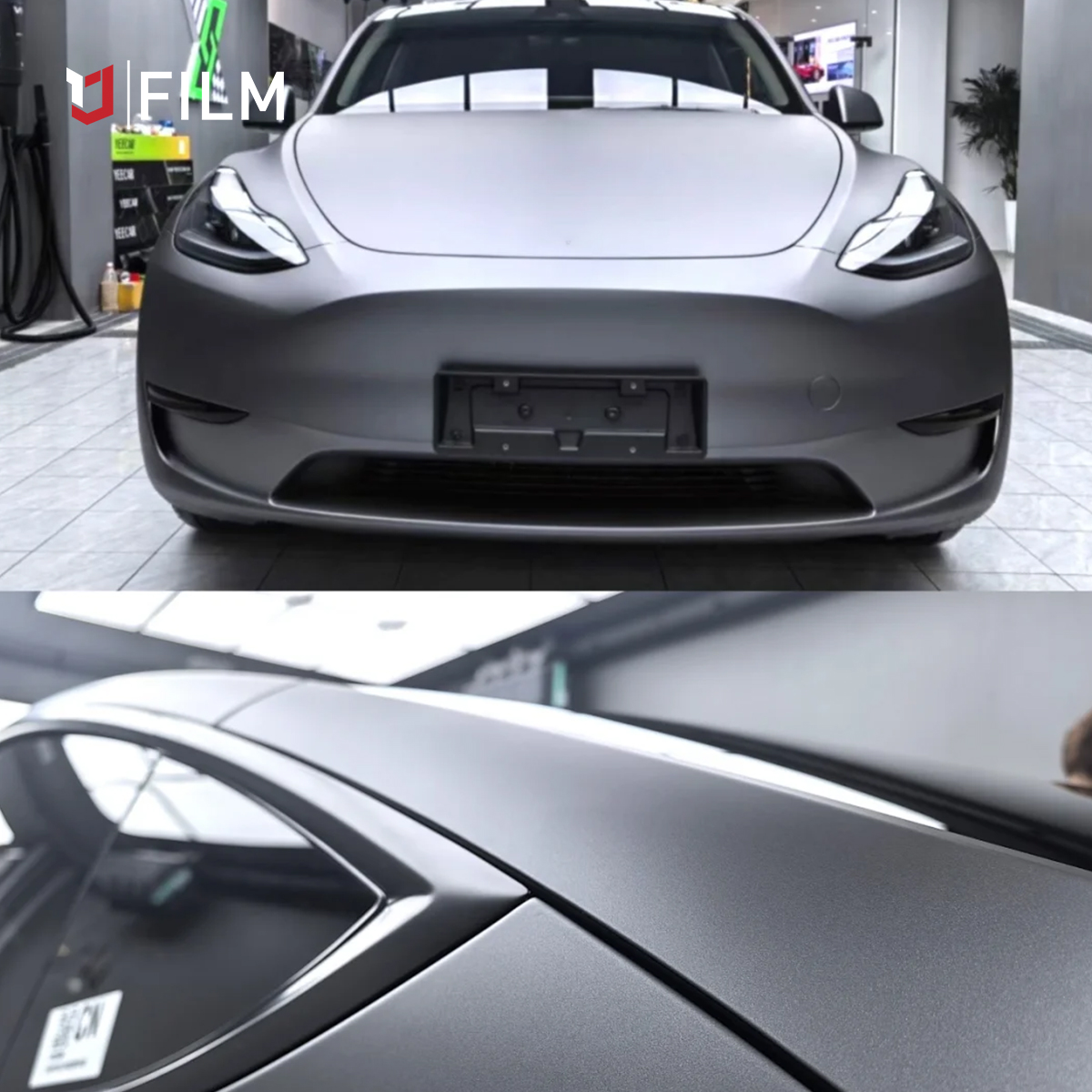 Серый AMG TPU пленка хамелеон