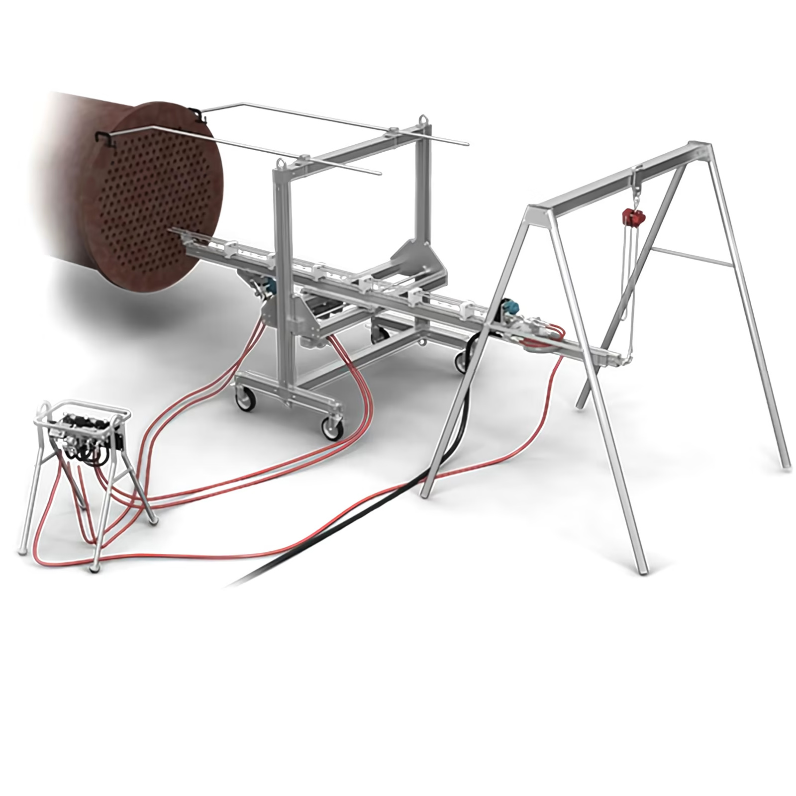 Система Очистка теплообменника гидроструйным методом Hydroblasting