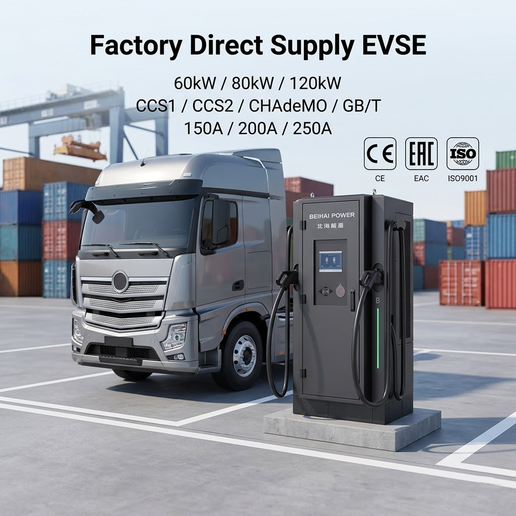 OEM/ODM Зарядная станция EV мощностью 360 кВт с жидкостным охлаждением для наддува большегрузных электрических грузовиков