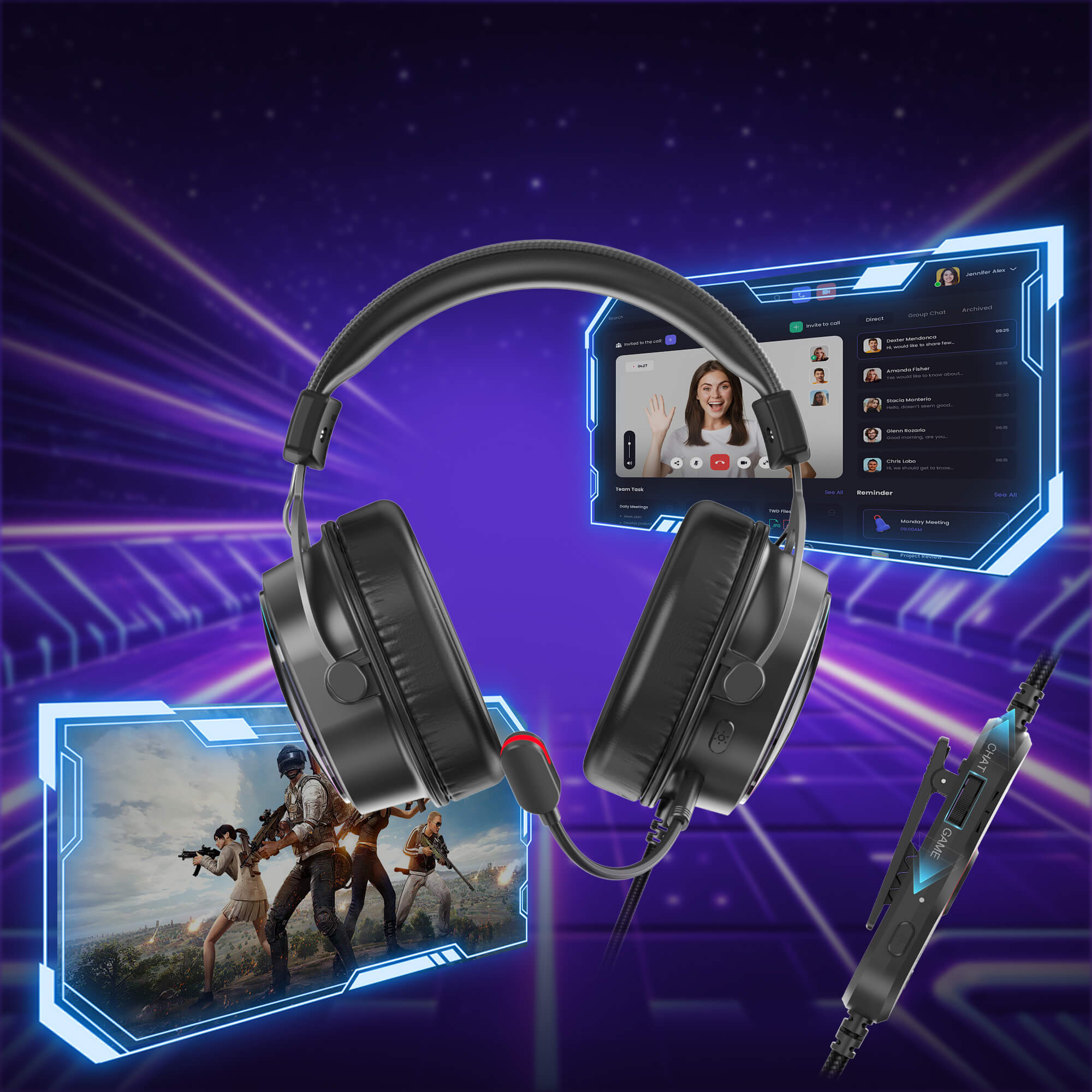 Game and chat monitoring balance adjustments