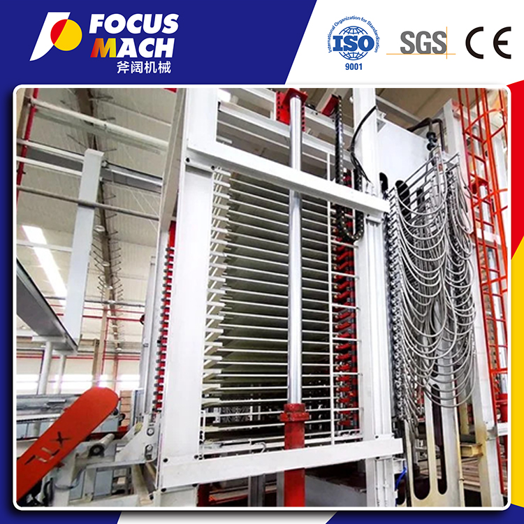 Пресс для изготовления опалубочной фанеры методом горячего прессования