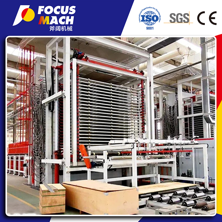 Пресс для изготовления опалубочной фанеры методом горячего прессования