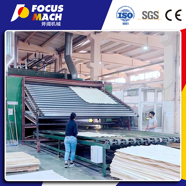 Роликовая сушилка для шпона из нержавеющей стали