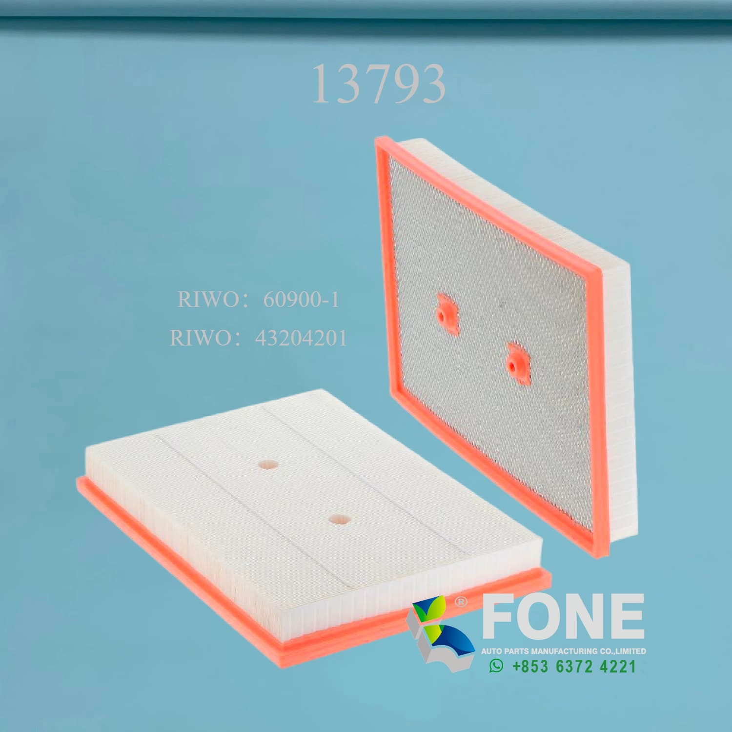 Элементы воздушных фильтров 13793 ДЛЯ RIWO