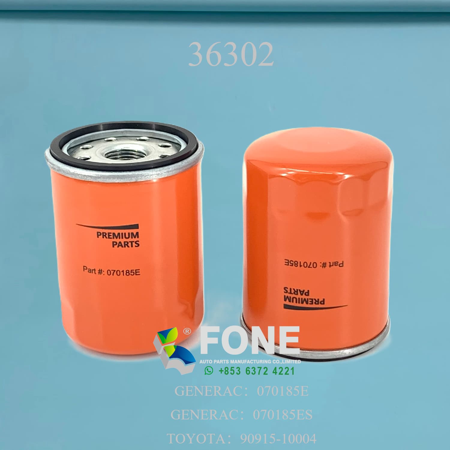 Элементы масляных фильтров 36302 ДЛЯ GENERAC