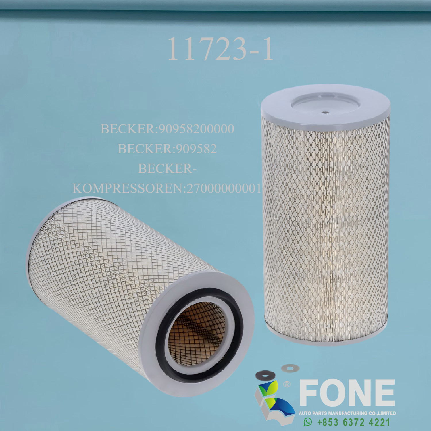 Фильтры вакуумных насосов ДЛЯ BECKER