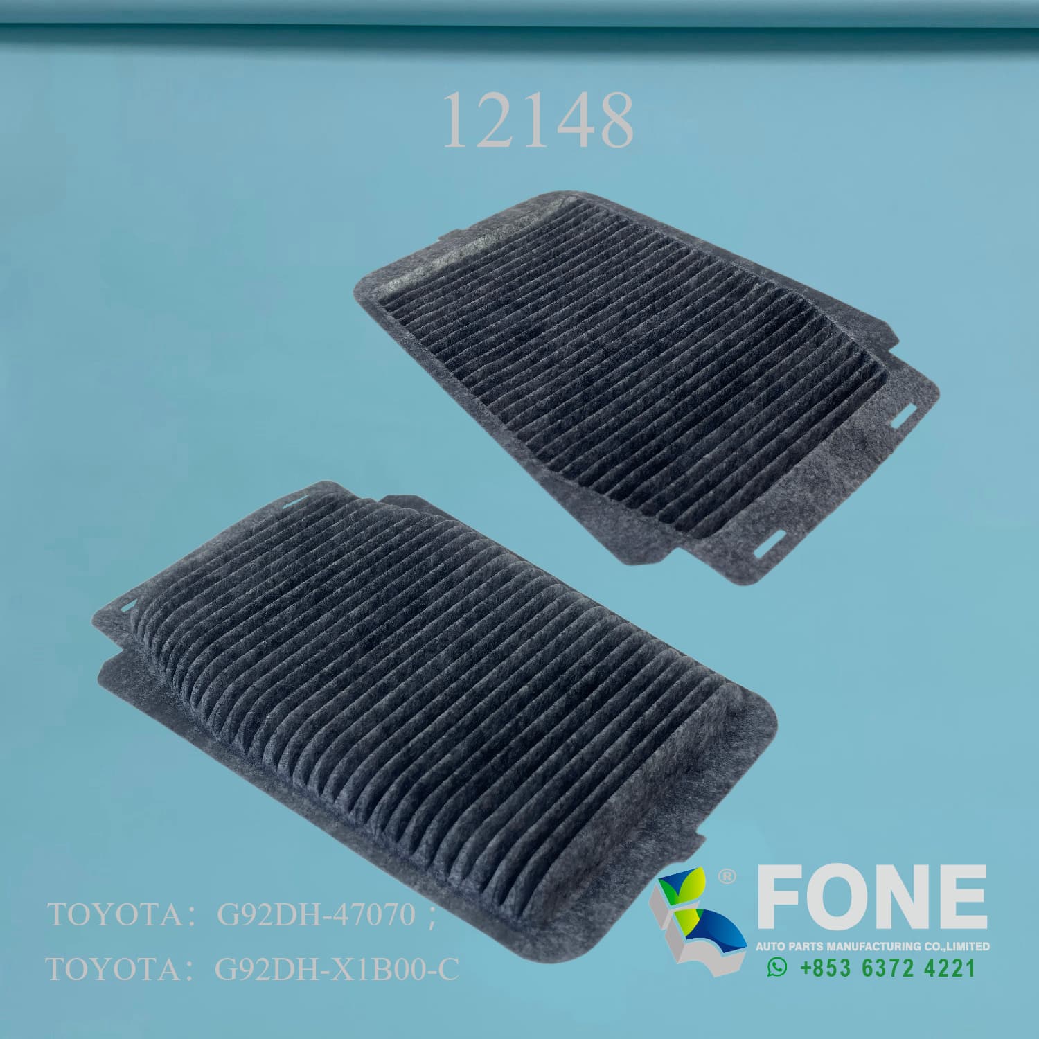 Воздушный фильтр высоковольтной батареи 12148 ДЛЯ TOYOTA