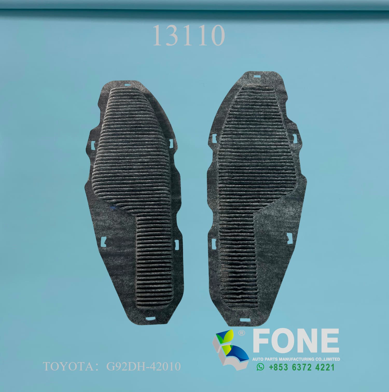 Воздушный фильтр высоковольтной батареи 13110 ДЛЯ TOYOTA