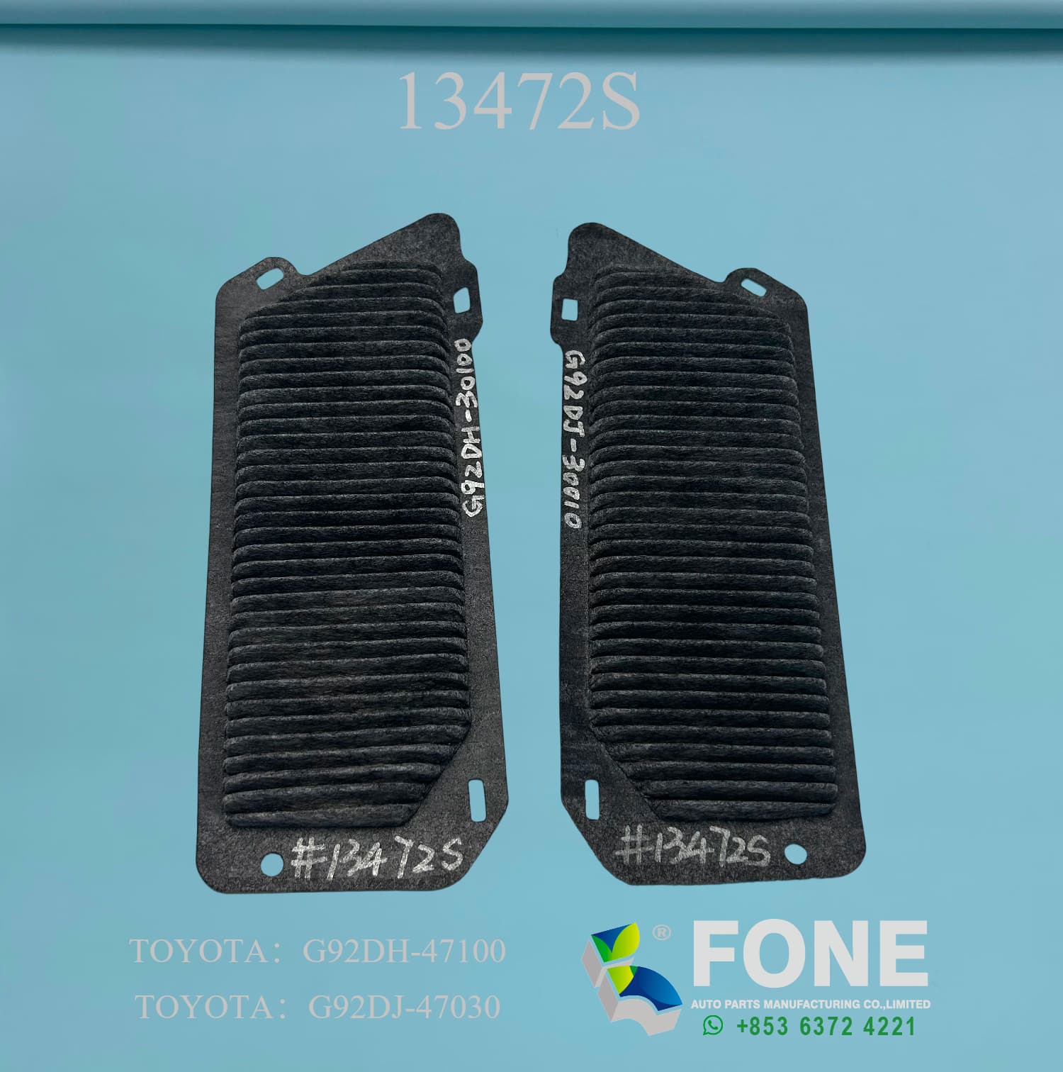 Элементы воздушных фильтров 13472S ДЛЯ TOYOTA