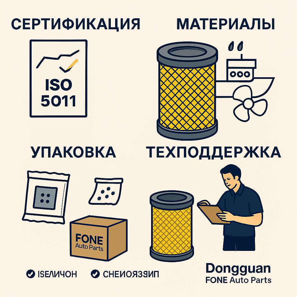 Где высококачественный производитель морских воздушных фильтров?