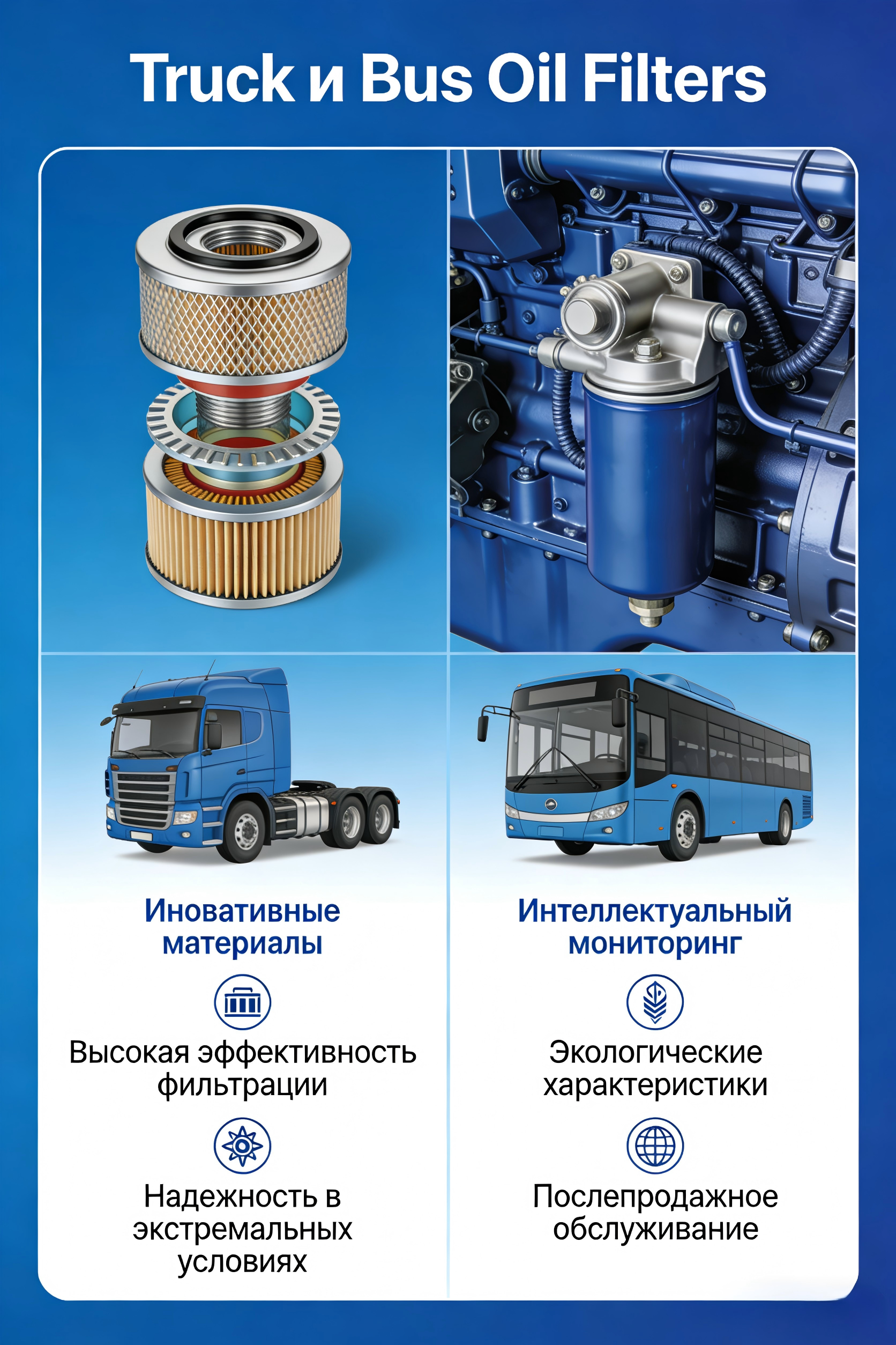 Какие тренды в фильтрах масел для грузовиков?