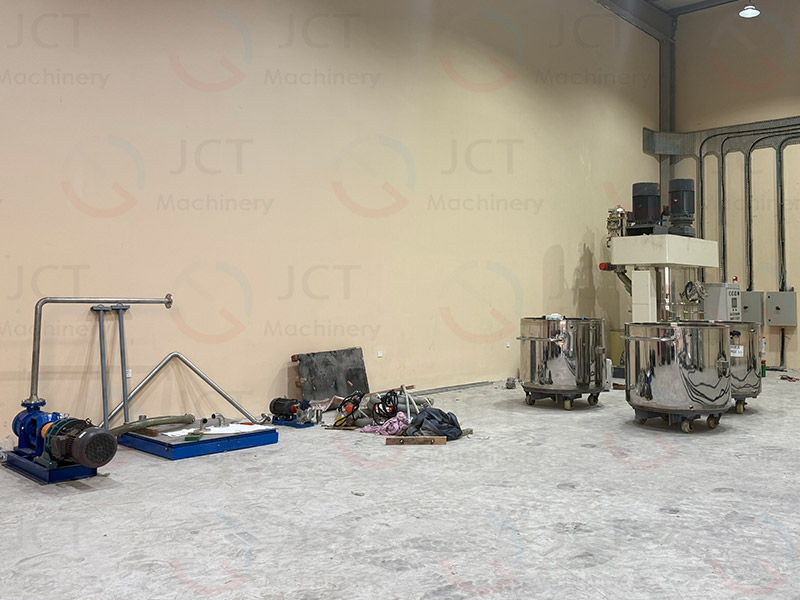 линия по производству двухкомпонентных силиконовых герметиков