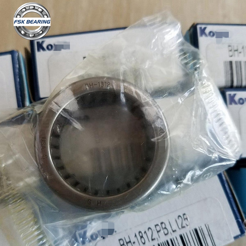 Игольчатый роликовый подшипник с вытяжным наружным кольцом BH-1616 25,4*33,34*25,4 мм с штампованным наружным кольцом, полный комплект
