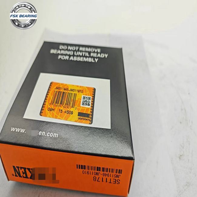 Бясшумны канічны ролікавы падшыпнік 71455/71750 115,09*190,5*47,62 мм ззаду