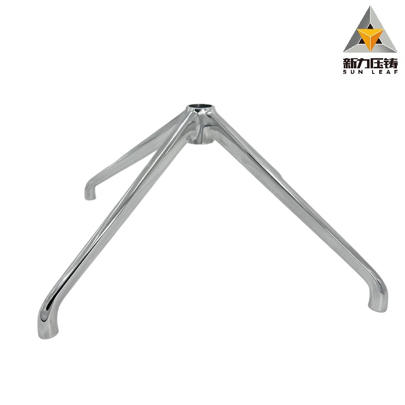 Четырёхопорное основание для стула OEM литое алюминий порошковая окраска по RAL