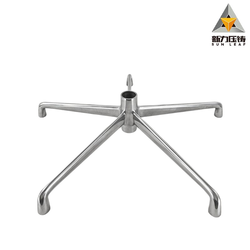 Четырёхопорное основание для стула OEM литое алюминий порошковая окраска по RAL