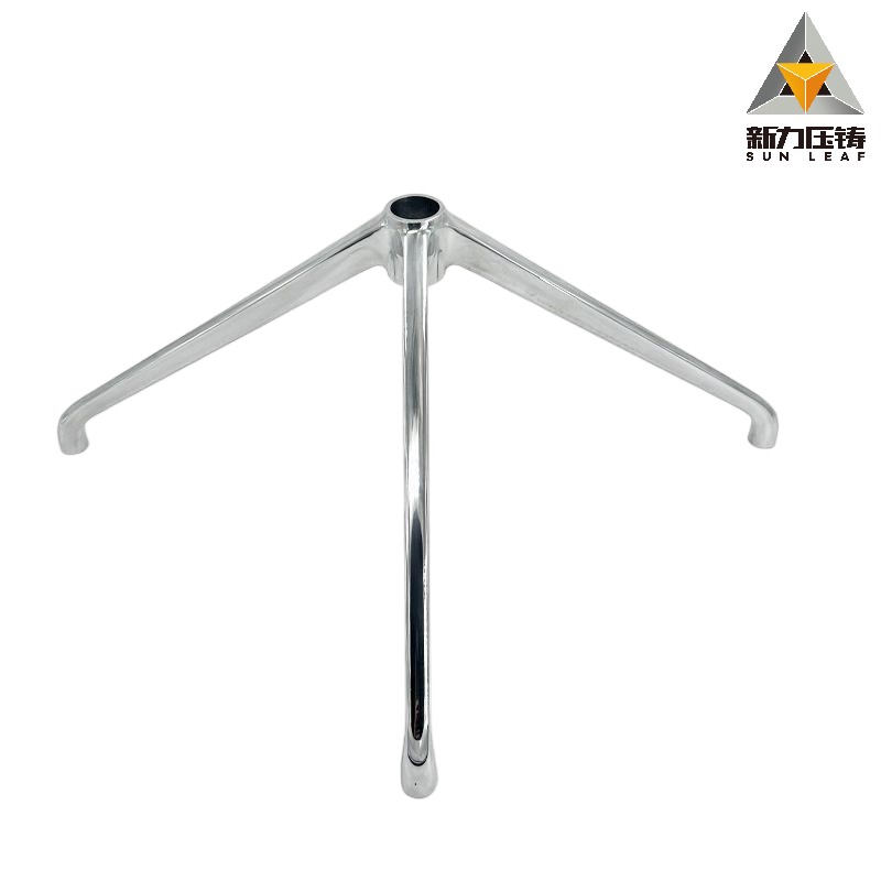 Четырёхопорное основание для стула OEM литое алюминий порошковая окраска по RAL