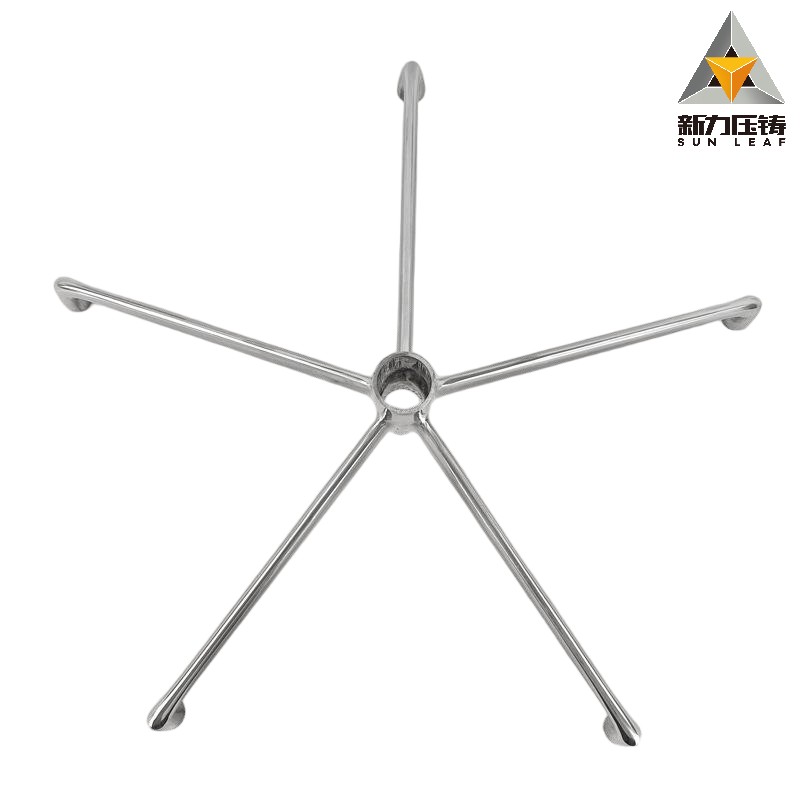 Четырёхопорное основание для стула OEM литое алюминий порошковая окраска по RAL