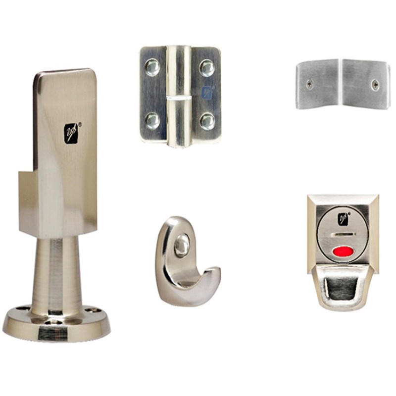 Металлическая фурнитура для туалетных кабин