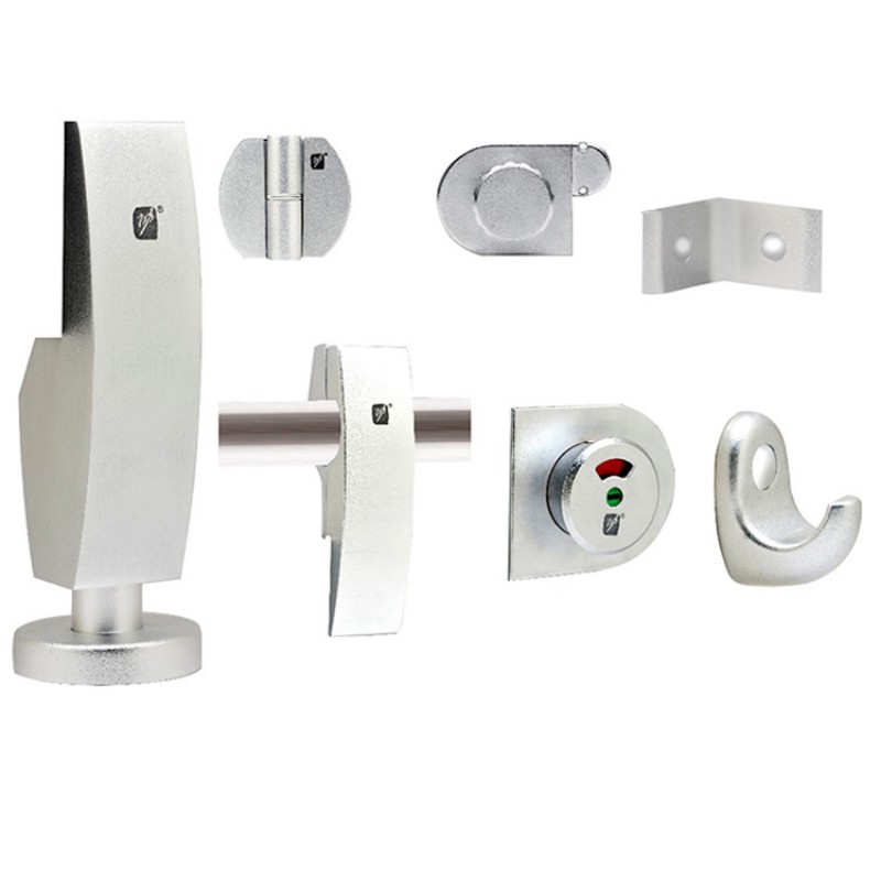 Металлическая фурнитура для туалетных кабин