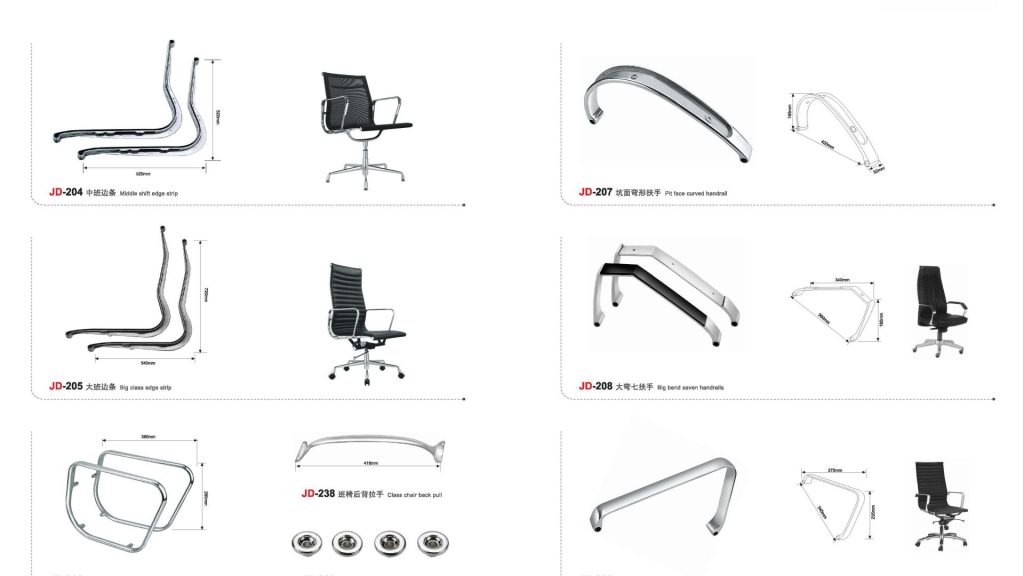 Подлокотники для стульев и кресел