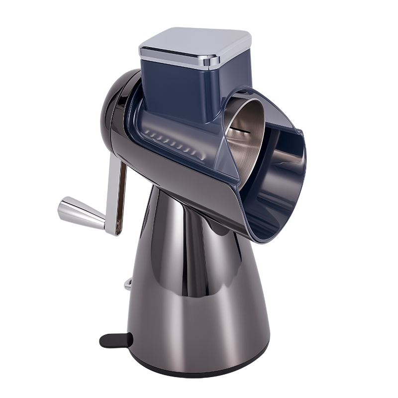 Овощерезка ручная механическая (модель-SL006), ручной привод, 5 насадок в комплекте