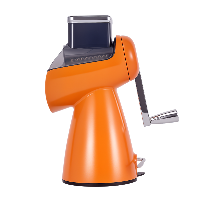 Овощерезка ручная механическая SL006 (оранжевая), 5 сменных насадок — MOQ 50 шт., прямые поставки от производителя