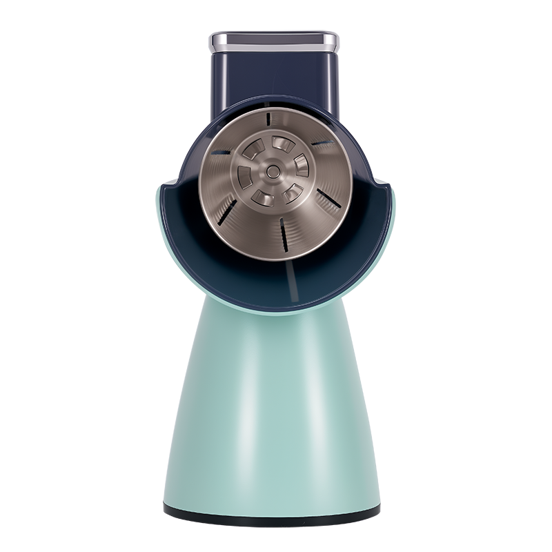 Овощерезка ручная механическая (модель-SL006-зелёная ), ручной привод, 5 насадок в комплекте