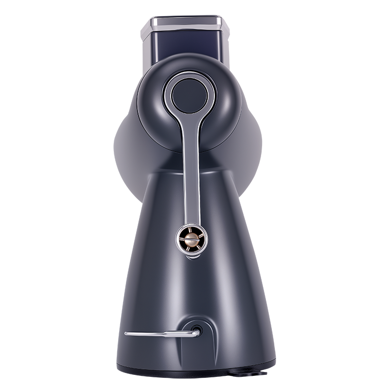 Овощерезка ручная механическая (модель-SL006-чёрная), ручной привод, 5 насадок в комплекте