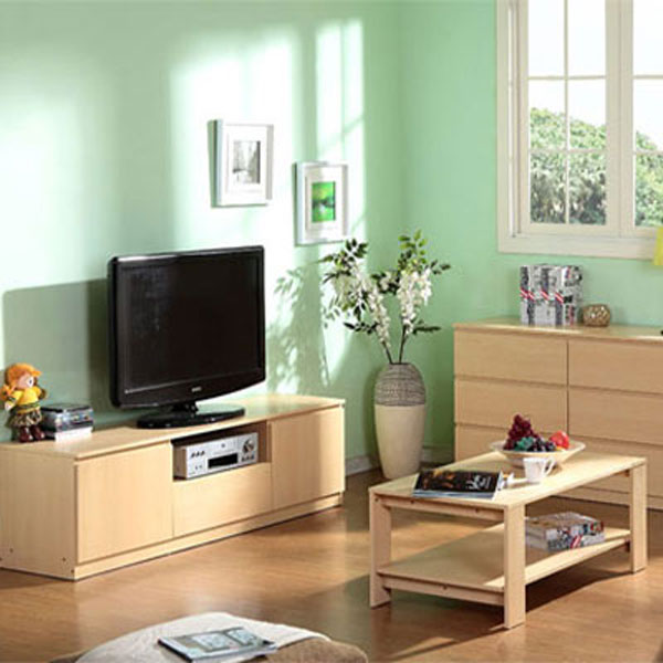 Китай Шкаф под ТВ с двумя дверцами и одним ящиком - цвет березызавод Поставщик - Shenzhen Futimes Home Furnishing Co., Ltd.