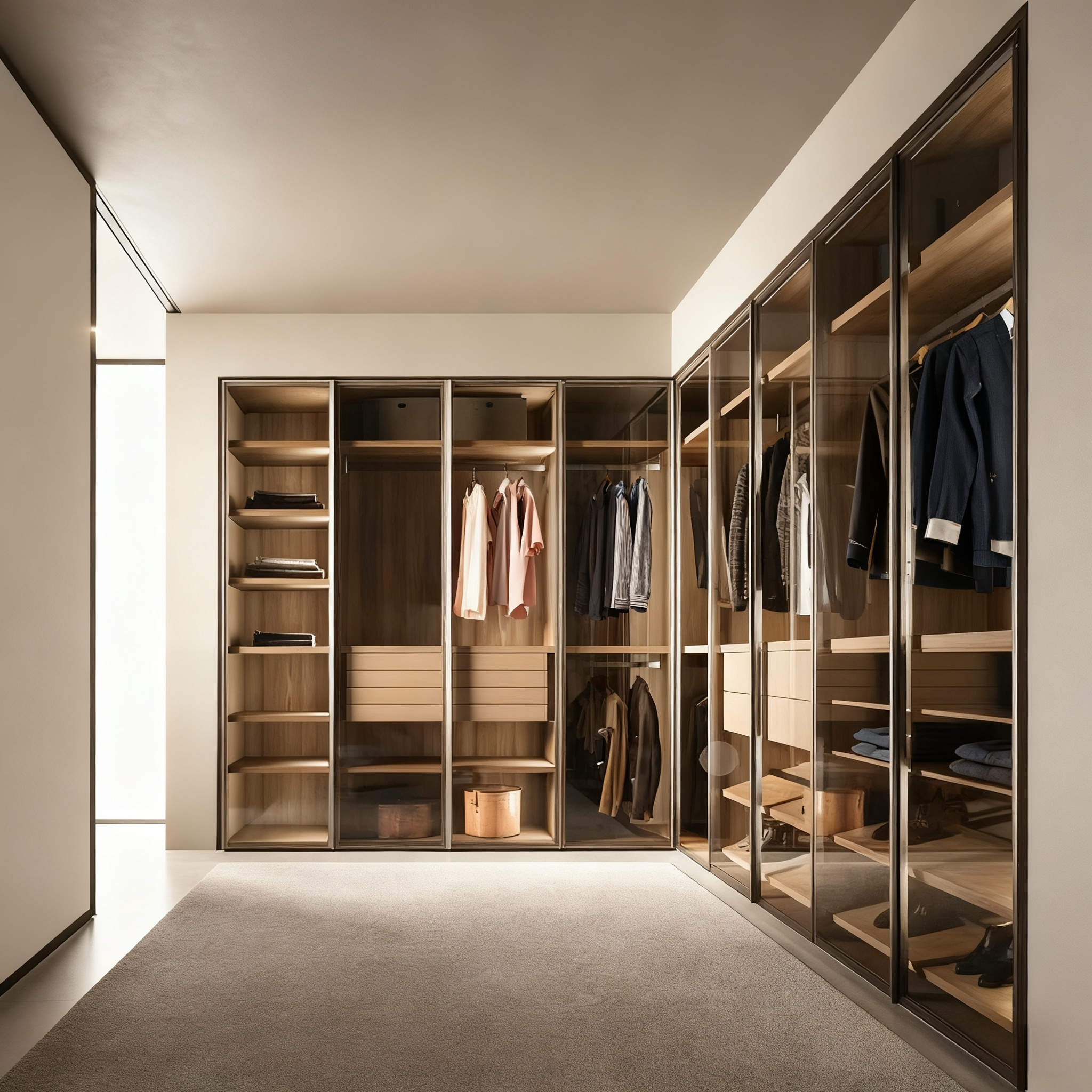 Каркасный шкаф для одежды — R-Q04