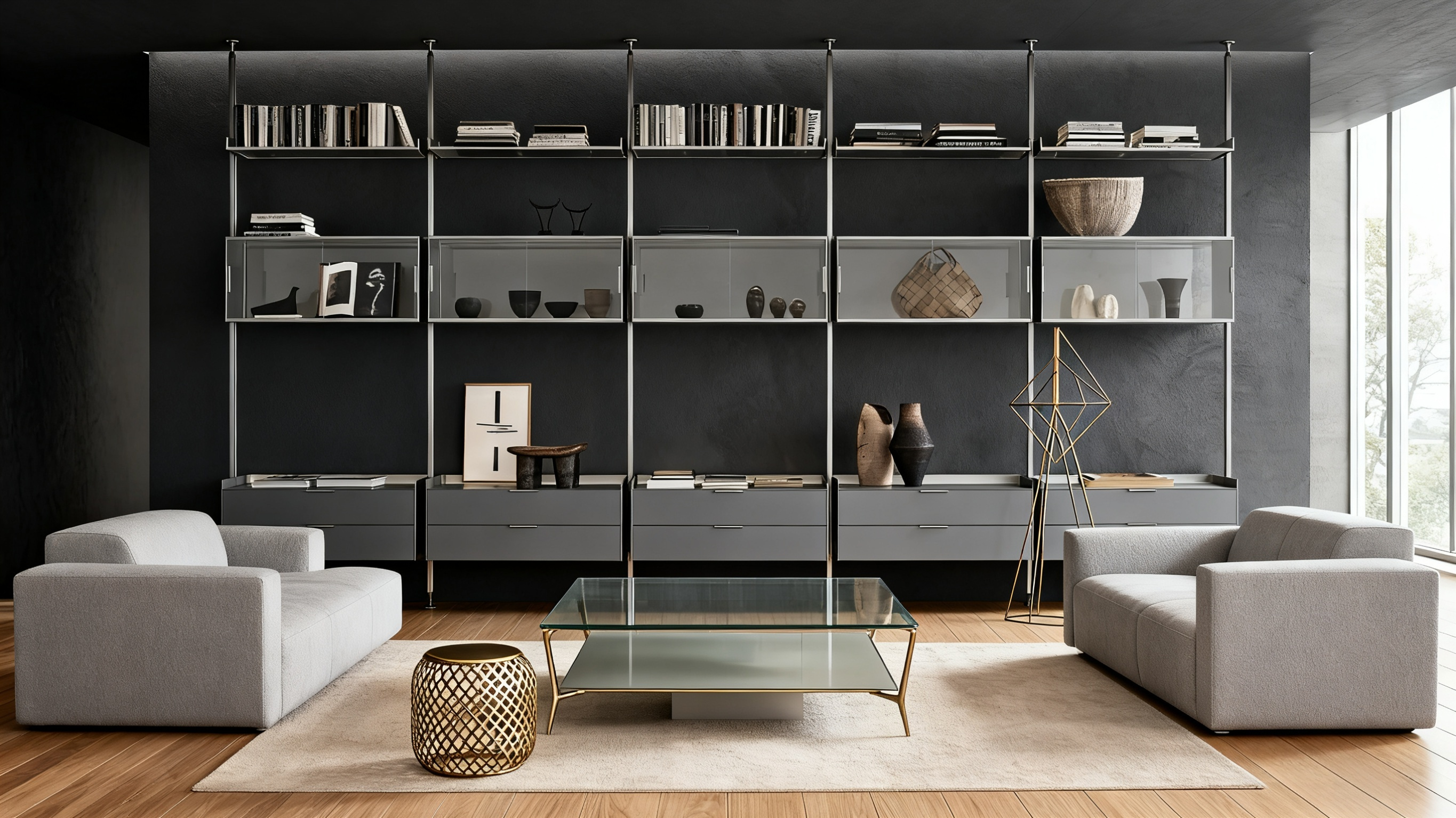 Стоечный книжный шкаф — R-Q03