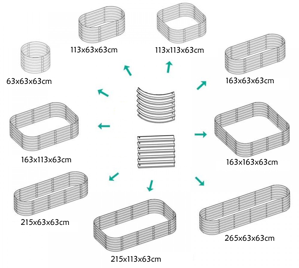 Приподнятая садовая грядка2