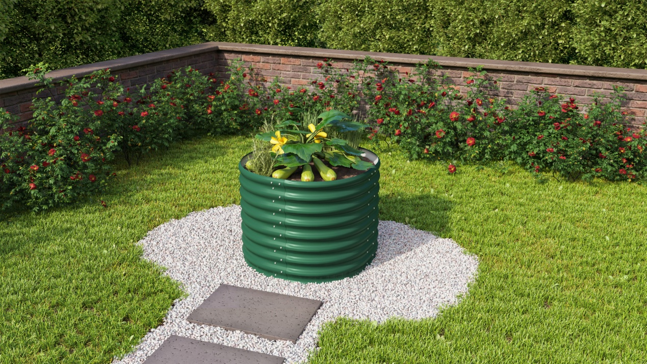 Приподнятая садовая грядка4